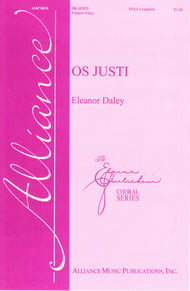 Os justi SSAA choral sheet music cover Thumbnail